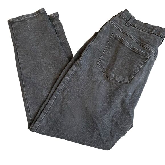 JMS Just My Size Stretch Black Denim Jeans Straight Leg Women's Plus Size 18W - Picture 1 of 10